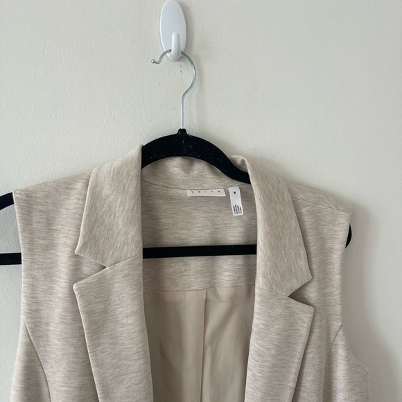 Leith Tan Blazer Vest - Picture 2 of 6